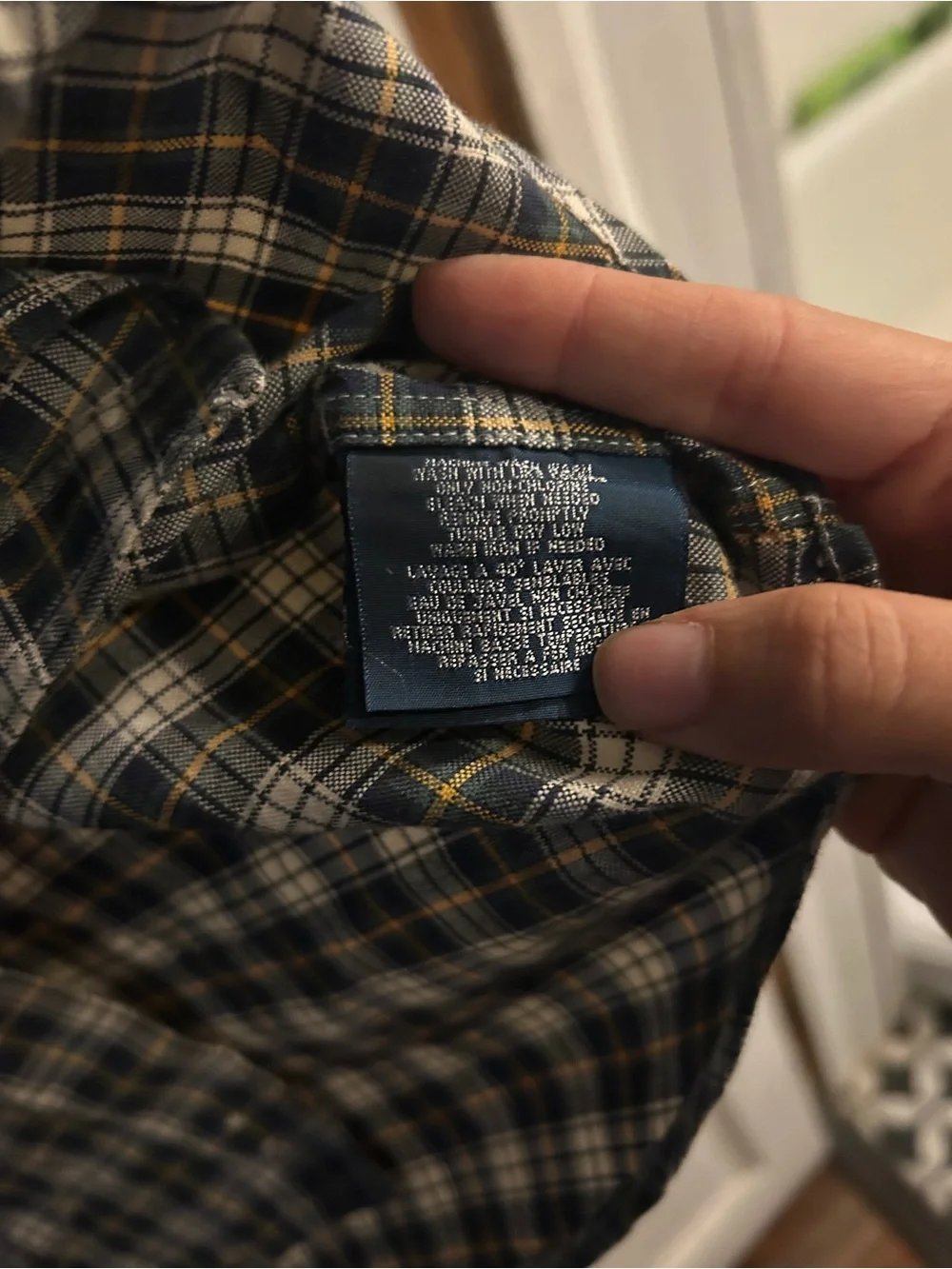Polo Ralph Lauren Check Print Button Down Sport Shirt Size M youth 12-14